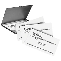 Cartes professionnelles 2 x 3,5 po d'Avery (AVE05371) - Paquet de 250 - Blanc