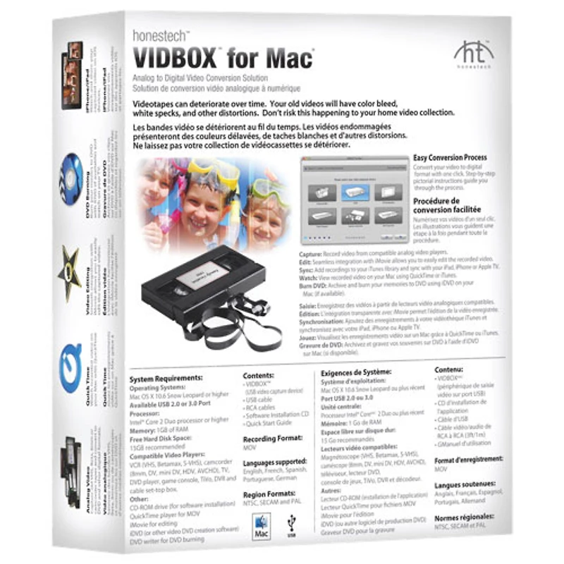 Convertisseur de vidéos de VIDBOX (Mac)