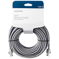 Câble Ethernet Cat6 de 15,2 m (50 pi) d'Insignia - Gris - Exclusivité de Best Buy