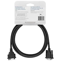 Insignia 3m (10 ft.) VGA Extension Cable (NS-PV10509-C) - Black - Only at Best Buy