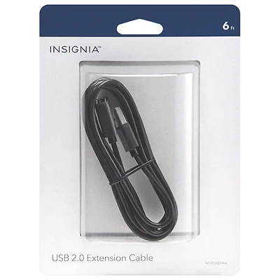 Insignia 1.8m (6 ft.) USB 2.0 Extension Cable (NS-PU065AA-C) - Only at Best Buy