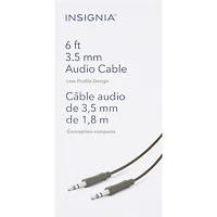 Insignia 1.8m (6 ft.) 3.5mm Audio Cable (NS-MP3AX-C) - Only at Best Buy