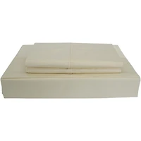 Maholi Bamboo Solid Collection 310 Thread Count Rayon Sheet Set - King