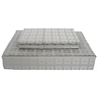 Maholi Bliss Collection 400 Thread Count Egyptian Cotton Sheet Set - Single/Twin - Grey