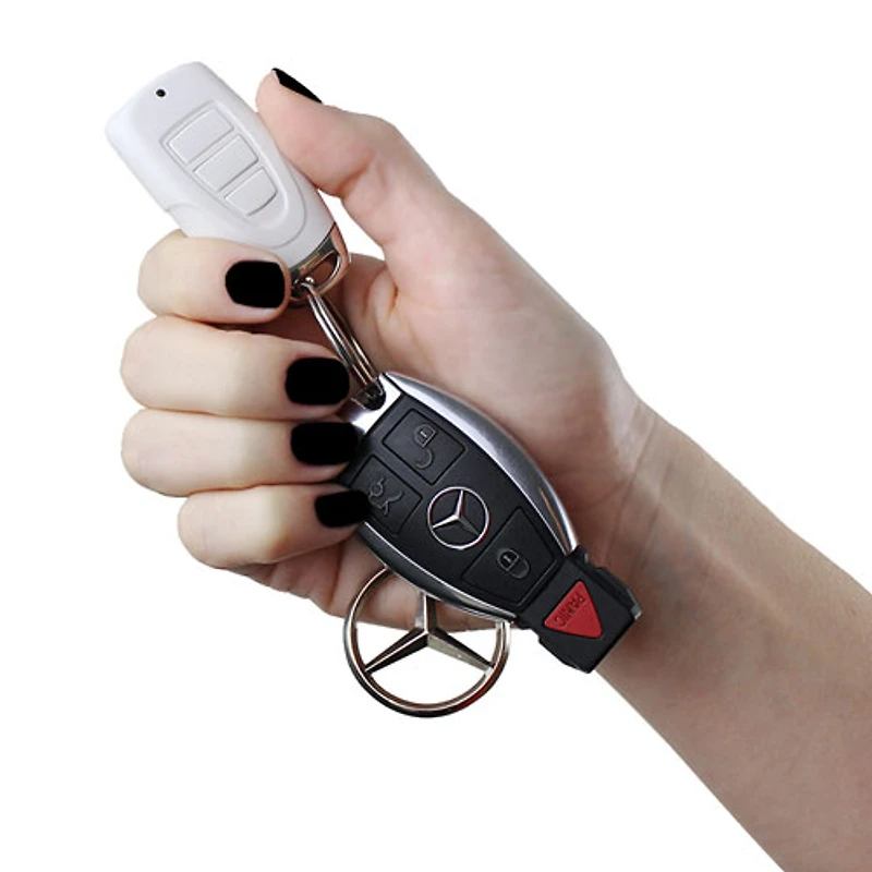 Télécommande porte-clés à 3 boutons de Skylink (LK-318-3) - Blanc