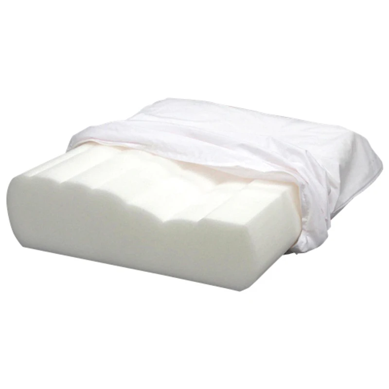 Bodyform Orthopedic Curved Wave Foam Pillow - White
