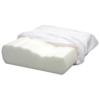 Bodyform Orthopedic Curved Wave Foam Pillow - White