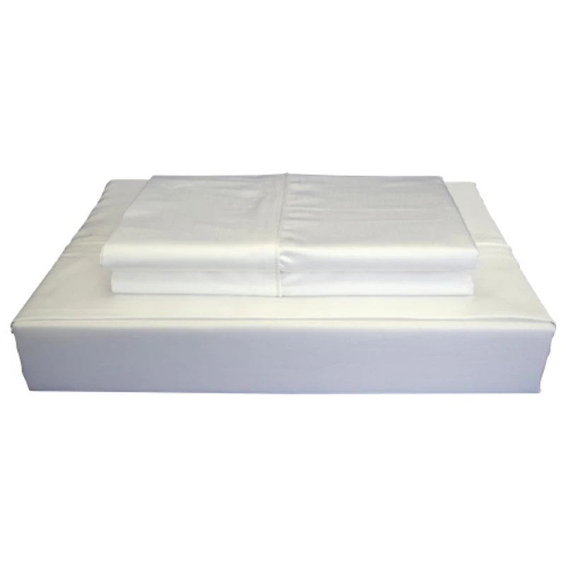 Ensemble de draps en coton égyptien contexture 620 Duncan de Maholi - Grand lit - Blanc