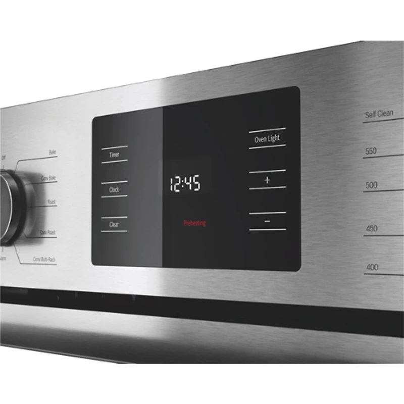 Four mural à convection véritable facile à nettoyer 4,6 pi³ 30 po de Bosch (HBL5651UC) - Inox