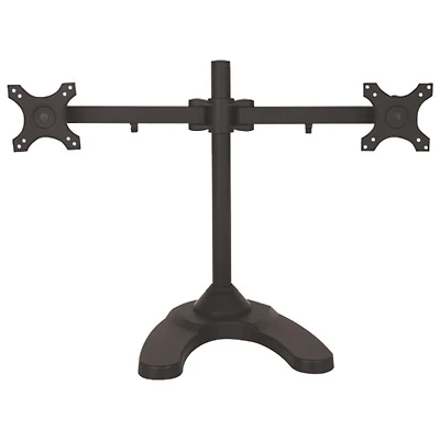 Support de bureau articulé à 2 bras de TygerClaw pour moniteur de 13 à 24 po - Noir