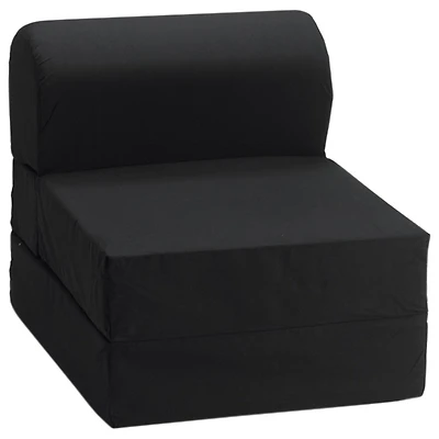Fauteuil rabattable de Comfy Kids pour enfants - Noir