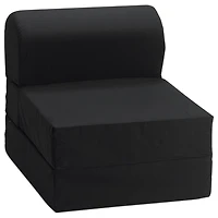 Fauteuil rabattable de Comfy Kids pour enfants - Noir