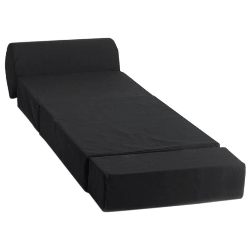 Fauteuil rabattable de Comfy Kids pour enfants - Noir