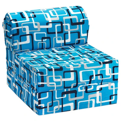 Comfy Kids - Kids Flip Chair - Blue & White