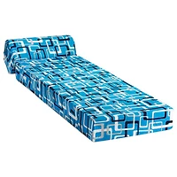 Comfy Kids - Kids Flip Chair - Blue & White
