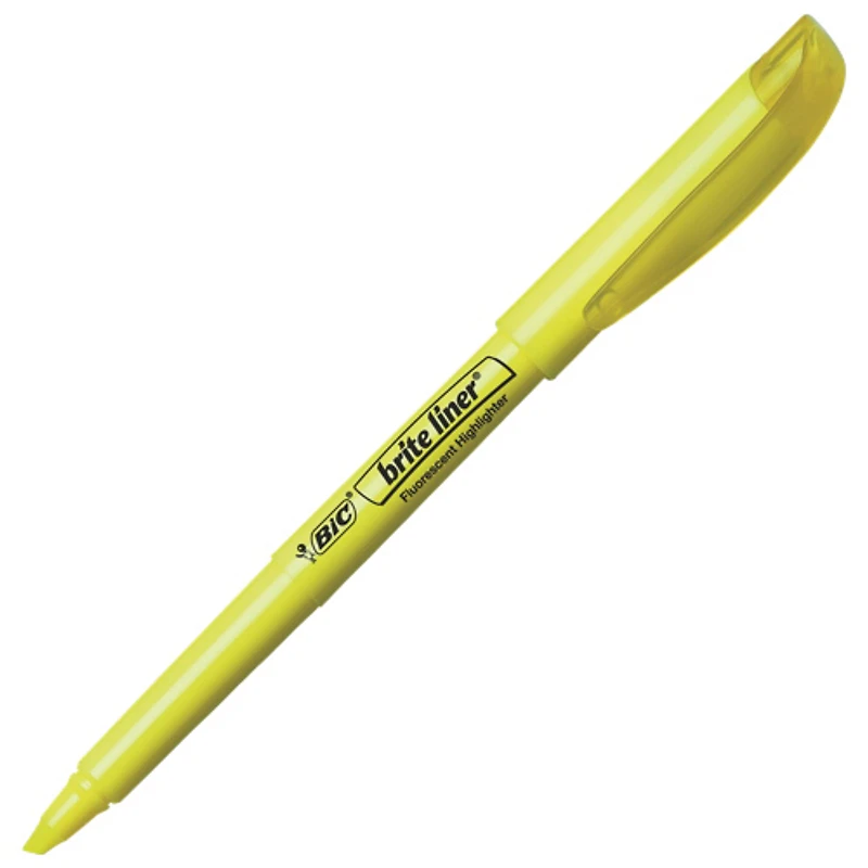 Surligneur Brite Liner de BIC (BLP51-AST) - Paquet de 5 - Plusieurs couleurs