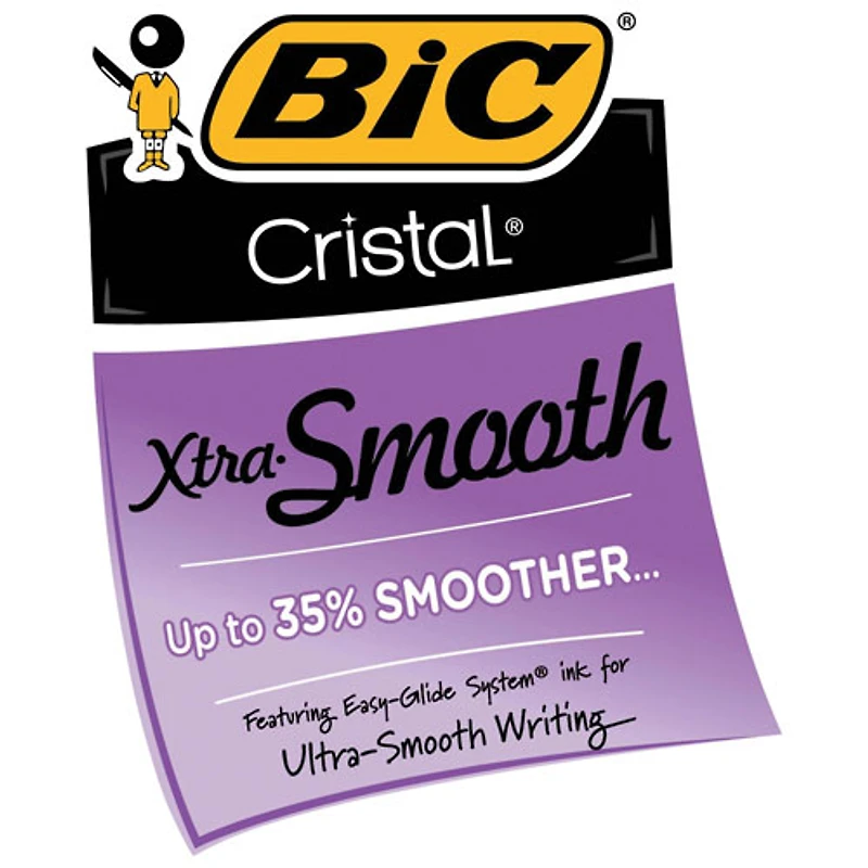 BIC Cristal Ballpoint Pen (MSP101-AST) - 10 Pack - Assorted