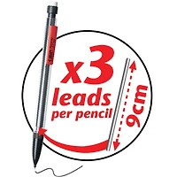 BIC Matic Grip Mechanical Pencil (MPGP51-BLK) - 5 Pack