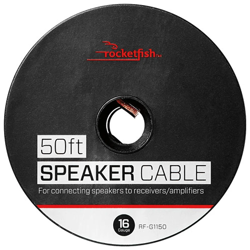 Câble de haut-parleur 16 AWG de 15,24 m (50 pi) de Rocketfish (RF-G1150-C) - Exclusivité Best Buy