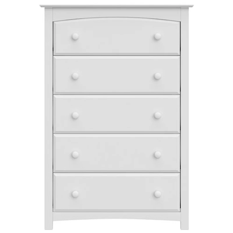 Commode à 5 tiroirs Kenton de Storkcraft - Blanc