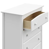 Commode à 5 tiroirs Kenton de Storkcraft - Blanc