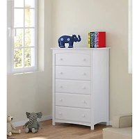 Commode à 5 tiroirs Kenton de Storkcraft - Blanc