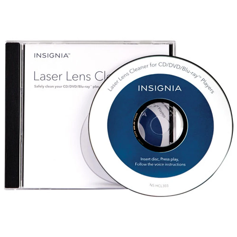 Insignia CD/DVD/Blu-ray Laser Lens Cleaner - Only at Best Buy