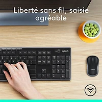 Logitech MK270 Wireless Keyboard & Mouse Combo - Black