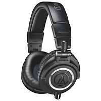 Casque d'écoute ATH-M50X d'Audio-Technica - Noir