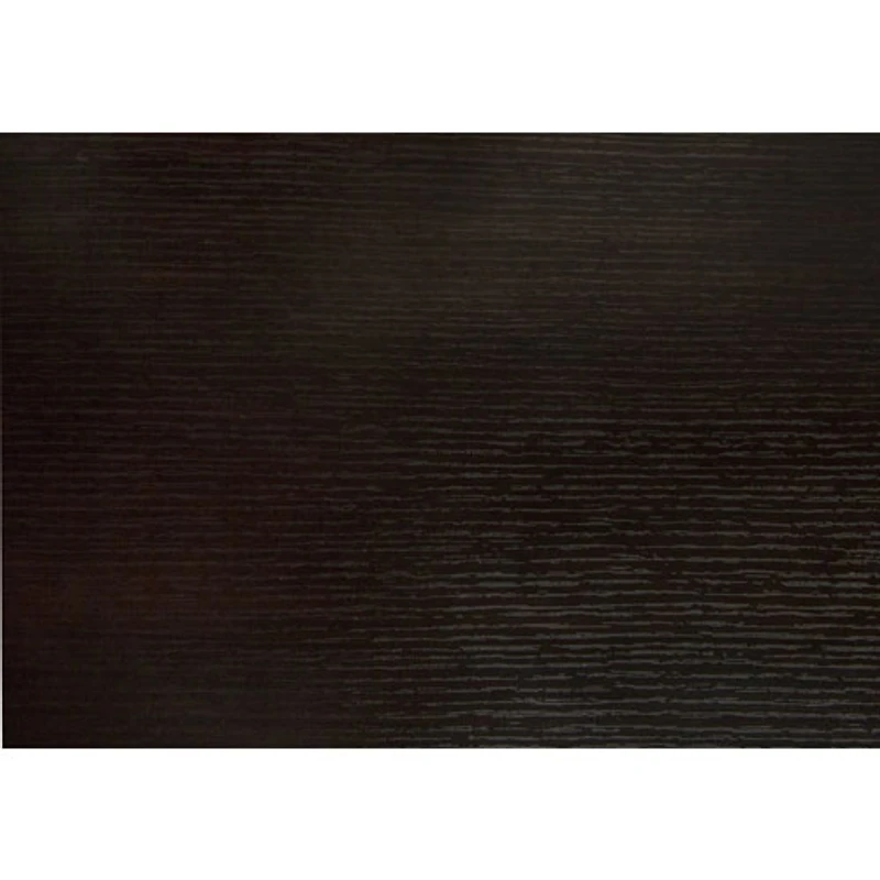 Contemporary Half-Moon Accent Table - Cappuccino