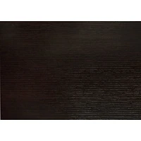 Contemporary Half-Moon Accent Table - Cappuccino