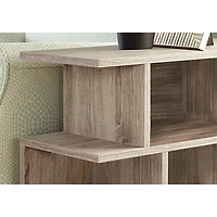 Contemporary Rectangular End Table - Dark Taupe