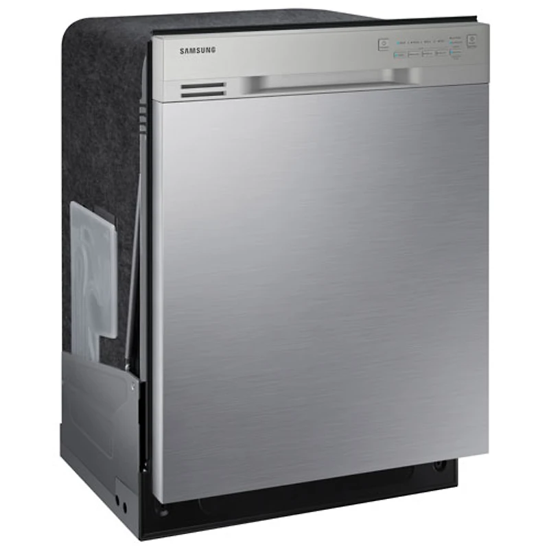 Lave-vaisselle encastrable grande capacité 24 po 50 dB avec cuve inox Samsung (DW80J3020US) - Inox