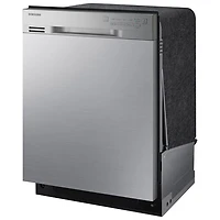 Lave-vaisselle encastrable grande capacité 24 po 50 dB avec cuve inox Samsung (DW80J3020US) - Inox