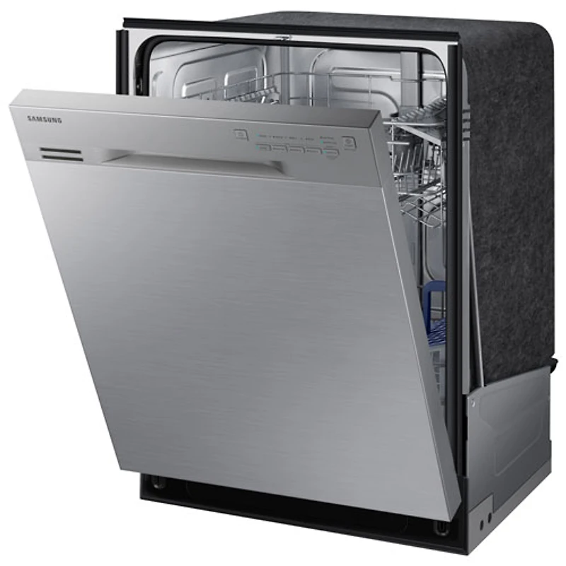 Lave-vaisselle encastrable grande capacité 24 po 50 dB avec cuve inox Samsung (DW80J3020US) - Inox