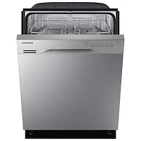 Lave-vaisselle encastrable grande capacité 24 po 50 dB avec cuve inox Samsung (DW80J3020US) - Inox