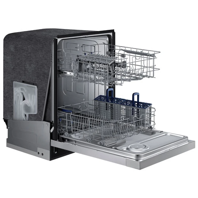 Lave-vaisselle encastrable grande capacité 24 po 50 dB avec cuve inox Samsung (DW80J3020US) - Inox