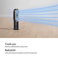 Dyson AM09 Hot + Cool Ceramic Fan Heater - Black/Iron
