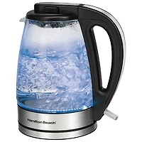 Bouilloire électrique de Hamilton Beach - 1,7 L - Verre