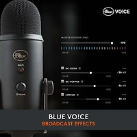 Microphone USB Yeti de Blue Microphones - Édition Blackout