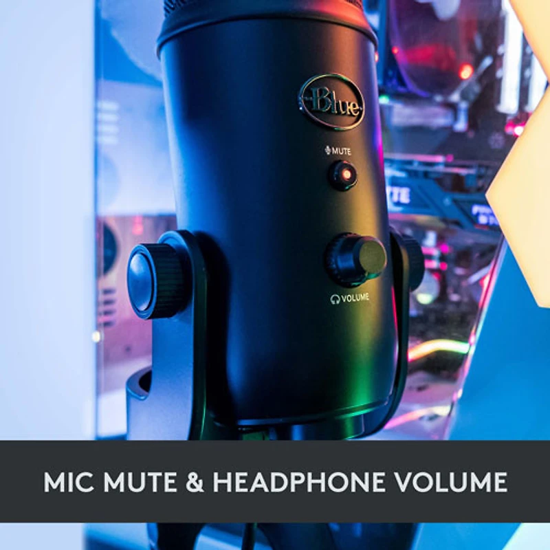 Microphone USB Yeti de Blue Microphones - Édition Blackout
