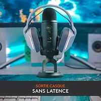 Microphone USB Yeti de Blue Microphones - Édition Blackout