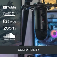 Microphone USB Yeti de Blue Microphones - Édition Blackout