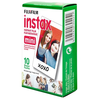 Pellicule à développement instantané pour Instax Mini de Fujifilm - 10 feuilles