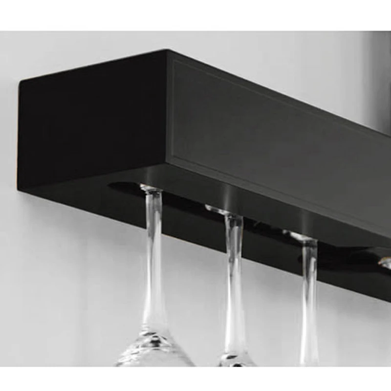 Pinot Wine Glass Holder Shelf - Black