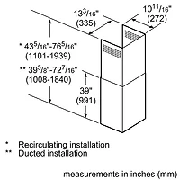Rallonge pour conduit de cheminée de Bosch
