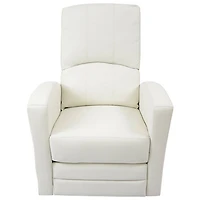 Chaise berçante en cuir Varadero de Kidiway - Blanc