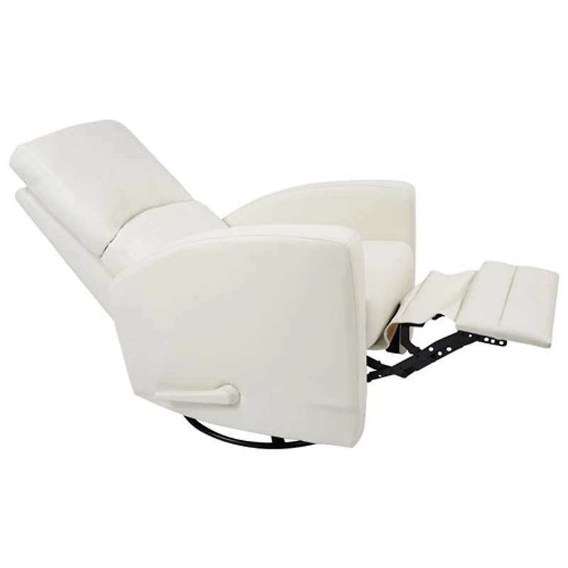 Chaise berçante en cuir Varadero de Kidiway - Blanc