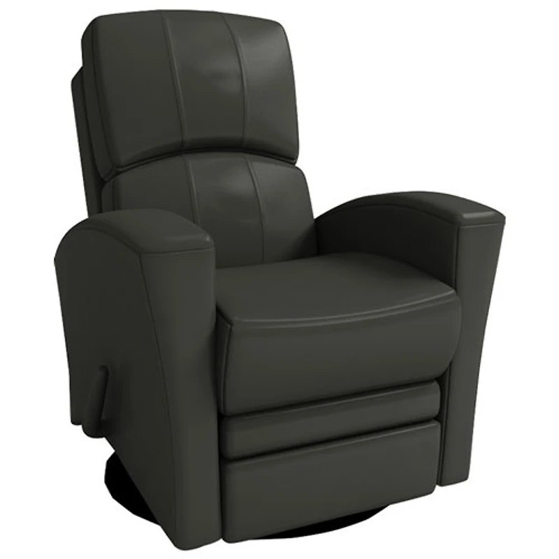 Chaise berçante en cuir Varadero de Kidiway - Gris