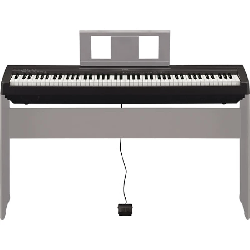 Piano numérique à 88 touches lestées à marteaux P45 de Yamaha - Noir